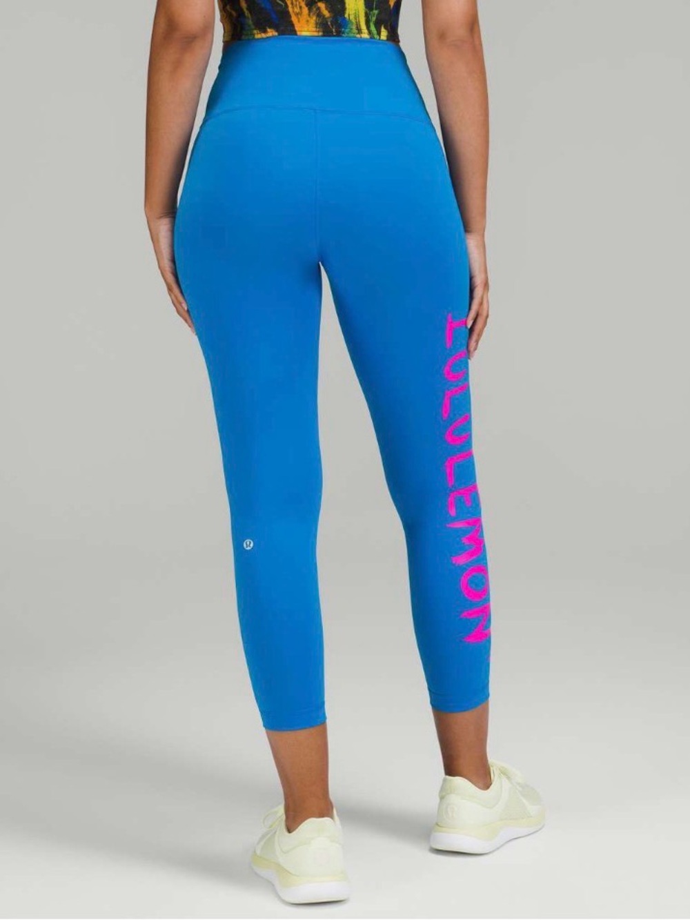 #122 Lululemon Wunder Train High-Rise 25” Ed Curtis Poolside Size 8